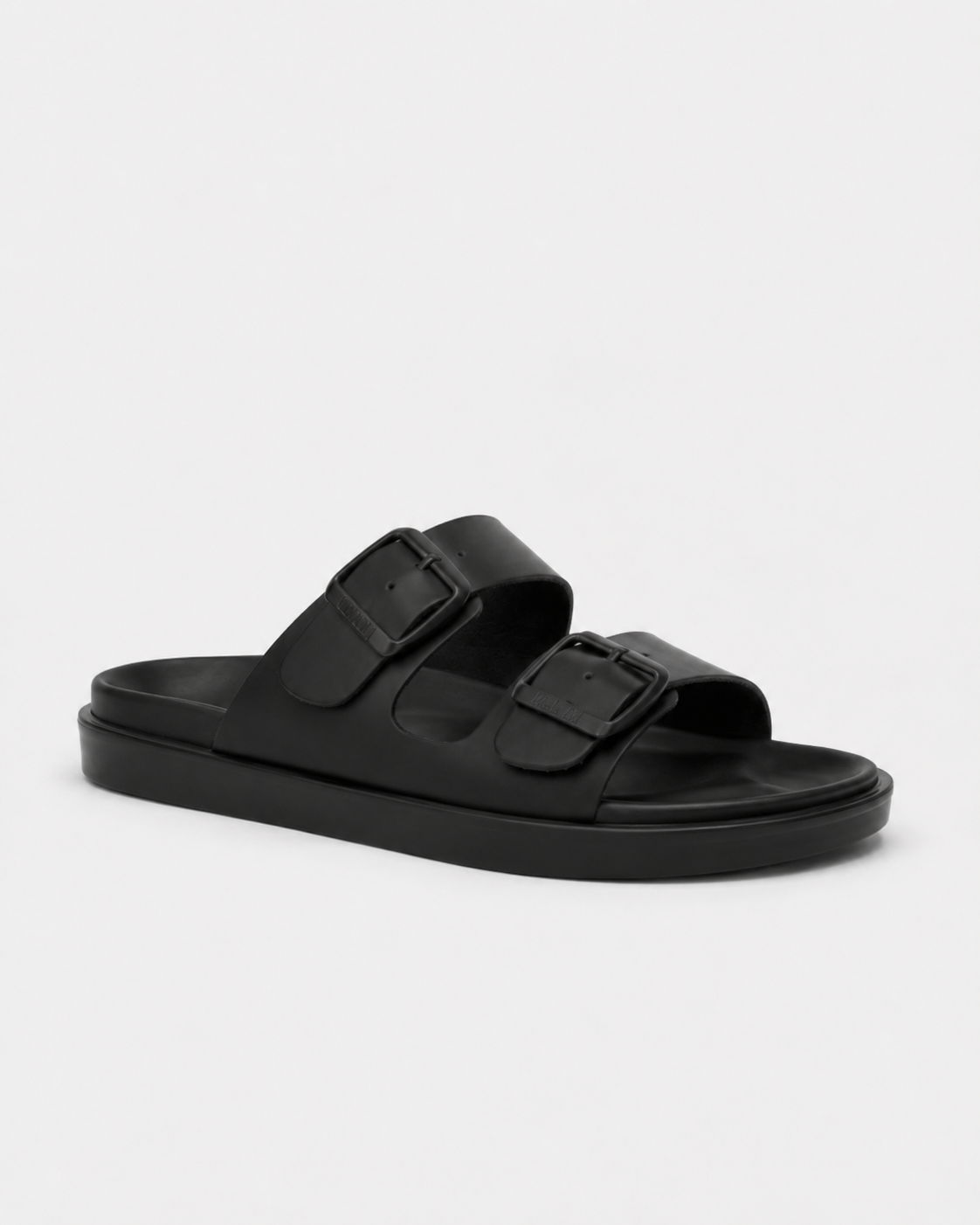 Sandales Yasmo Double Boucle Noires