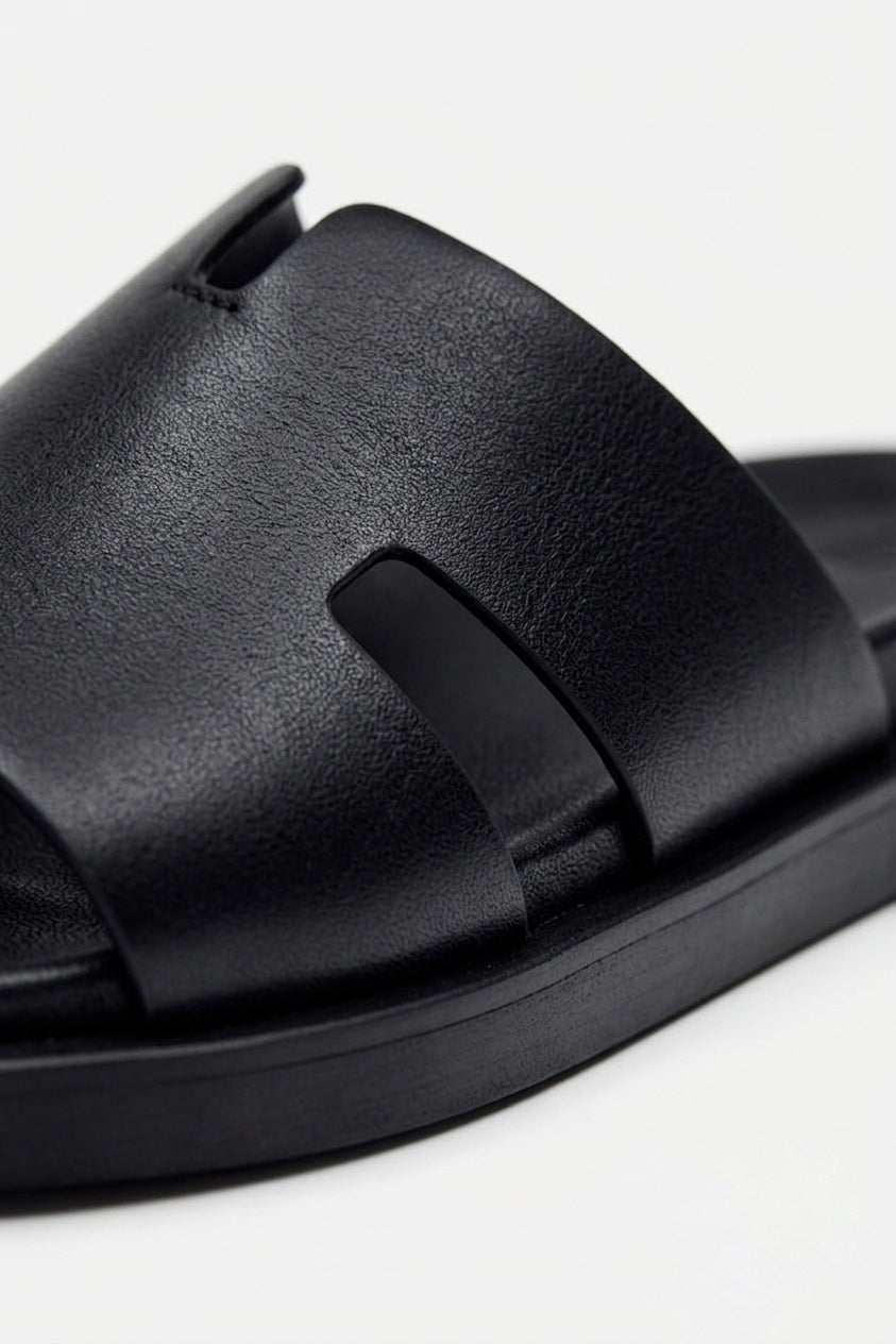 Sandales Yasmo Cuir Noir