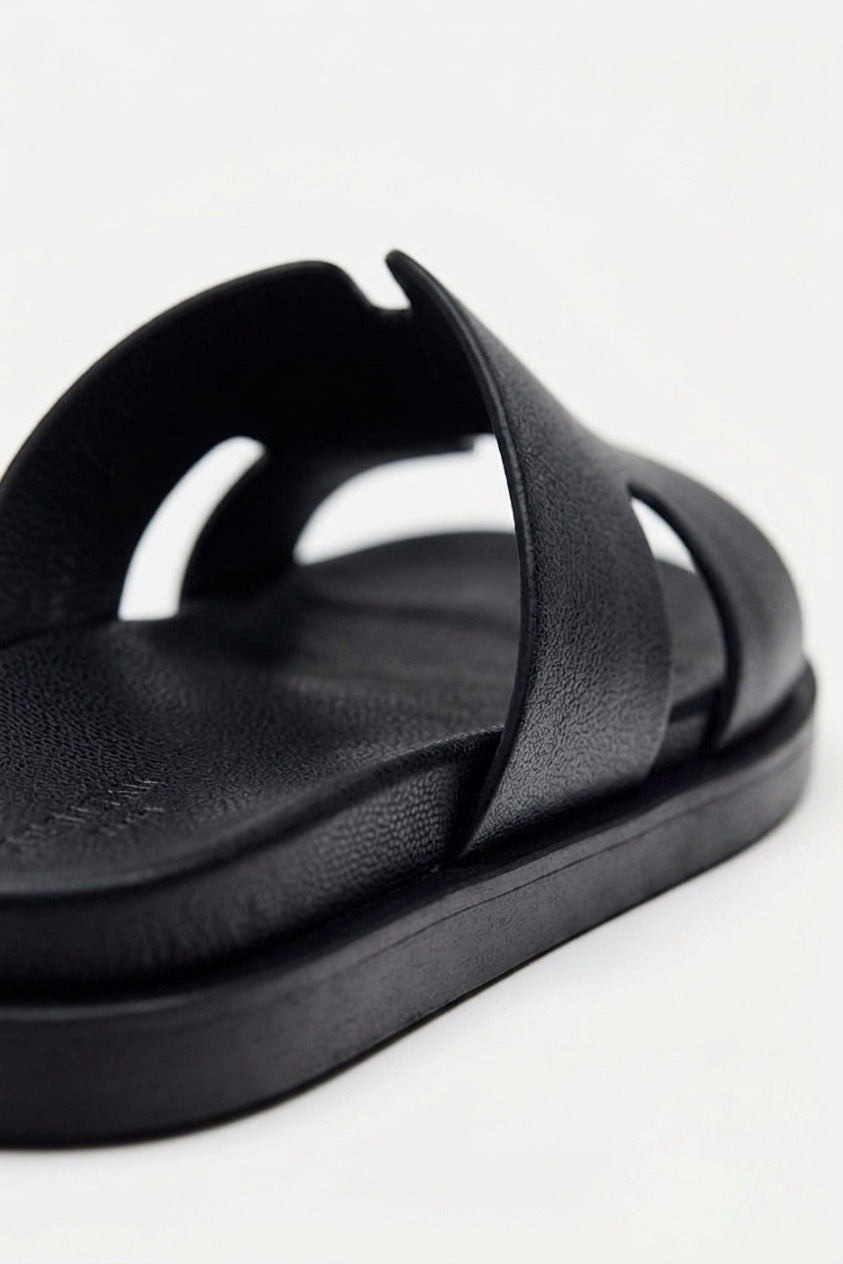 Sandales Yasmo Cuir Noir