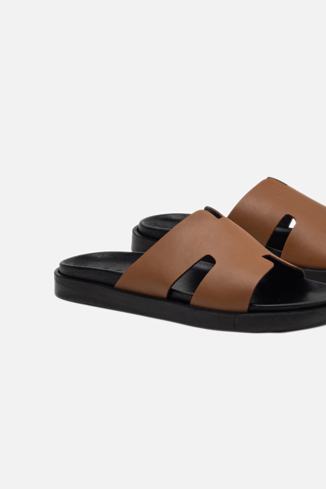 Sandales Yasmo Cuir Marron