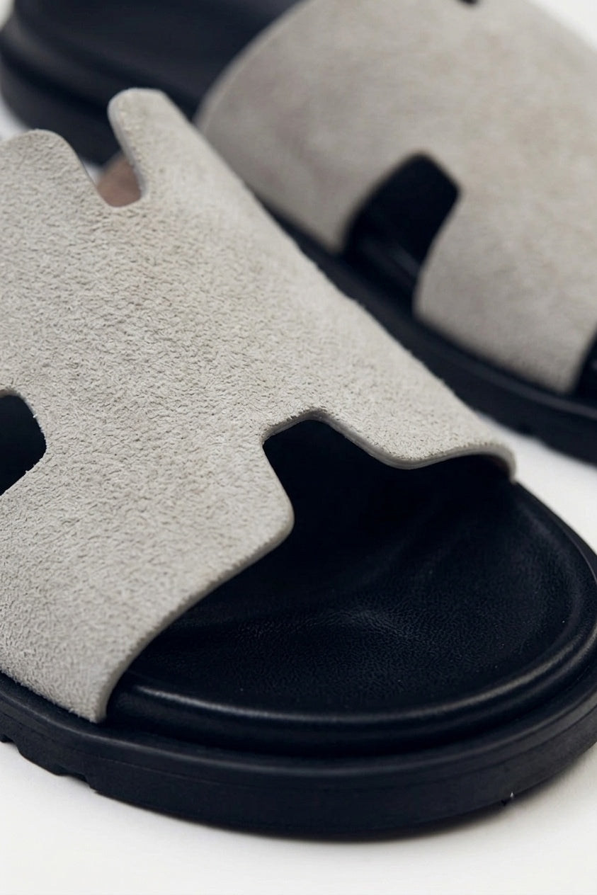 Sandales Yasmo Daim Gris
