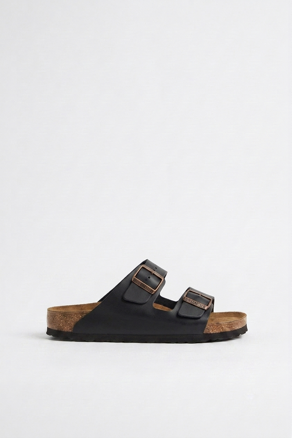 Sandales Double Boucle  Noir– Yasmo Shoes