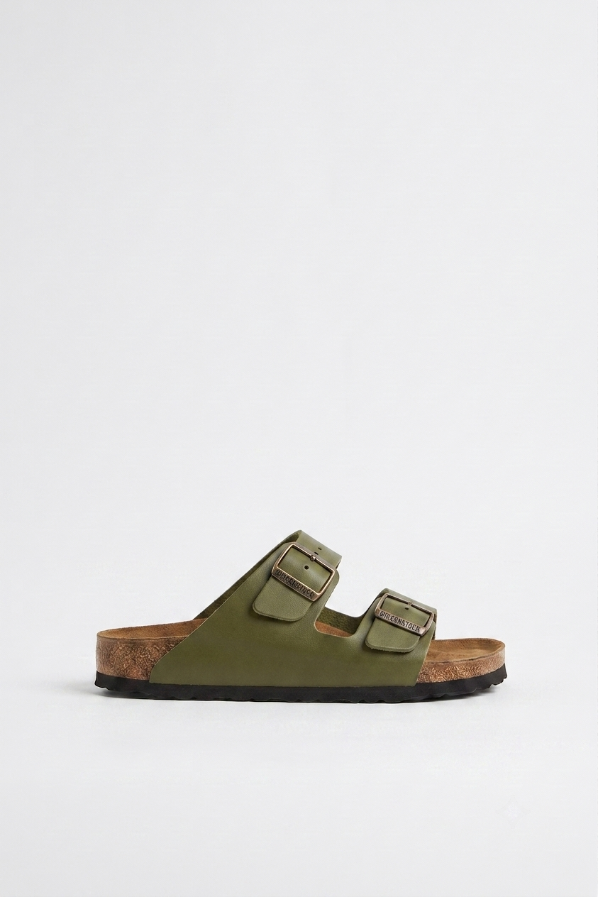 Sandales Double Boucle  Vert– Yasmo Shoes