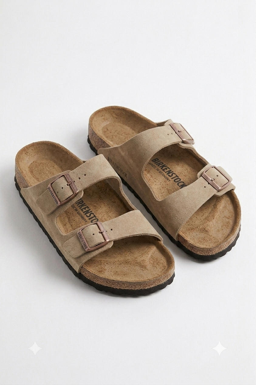 Sandales Double Boucle  Beije – Yasmo Shoes