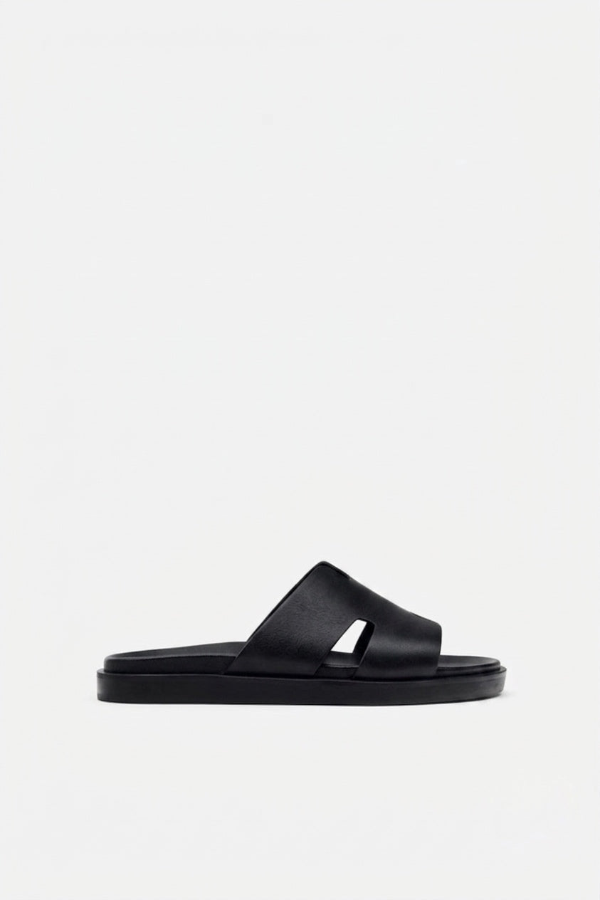 Sandales Yasmo Cuir Noir