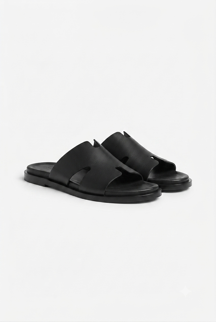 Sandales Yasmo Cuir Noir