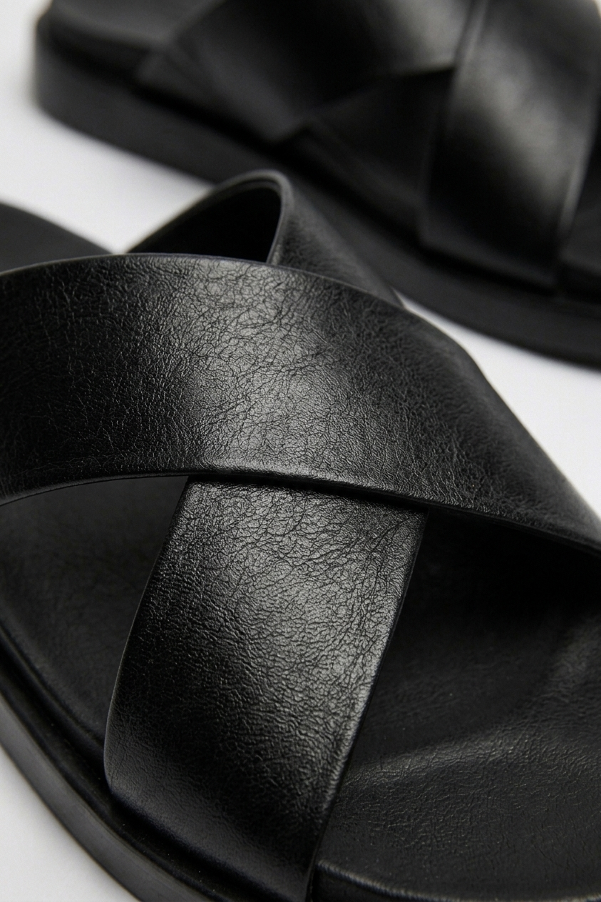 Sandales Yasmo Cuir Noir v2