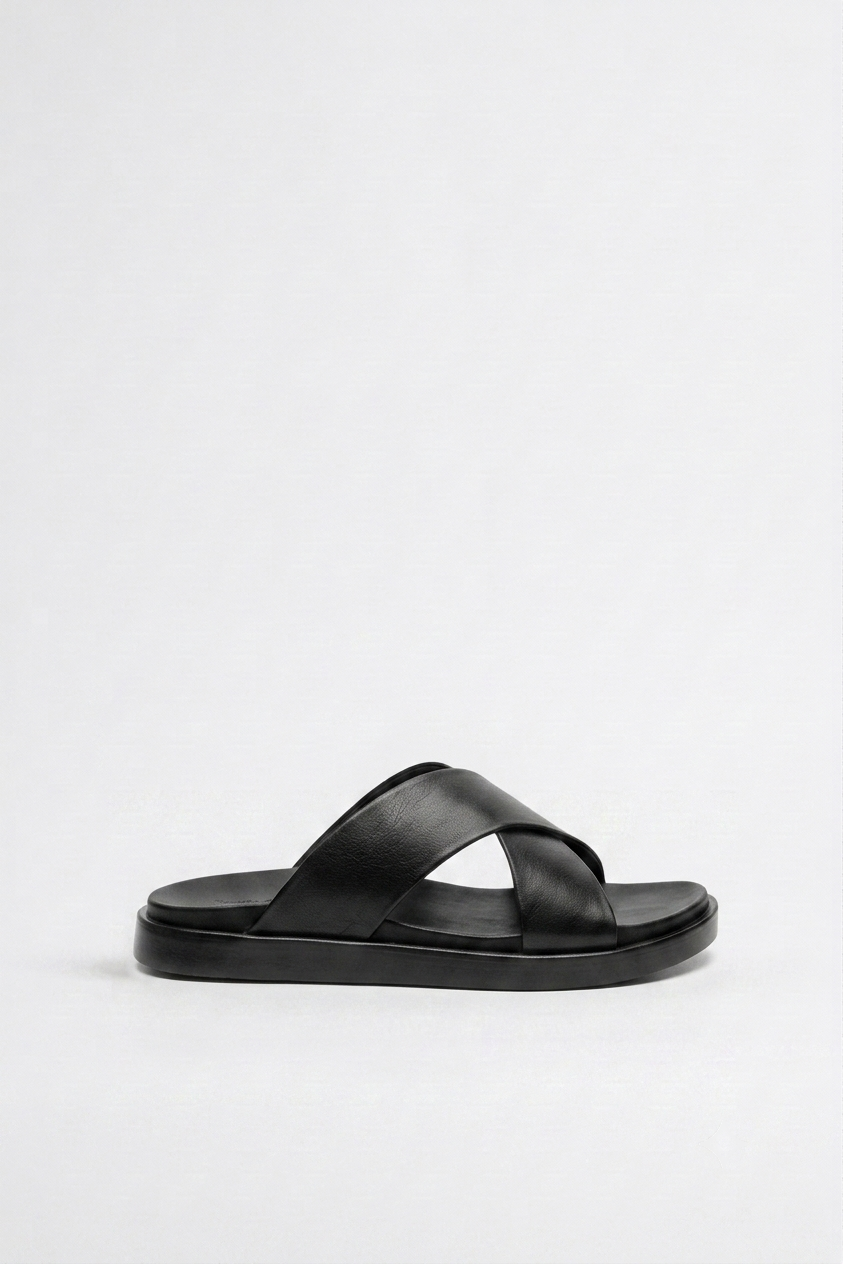 Sandales Yasmo Cuir Noir v2