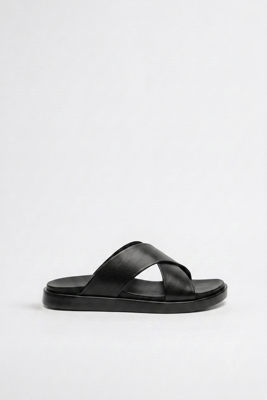 Sandales Yasmo Cuir Noir v2